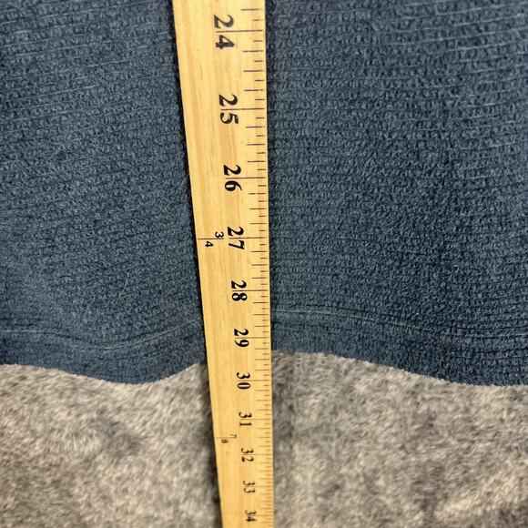 Simms Pullover Mens Large Blue Quarter Zip Polyester Fishing Outdoor Sweater - Picture 6 of 7